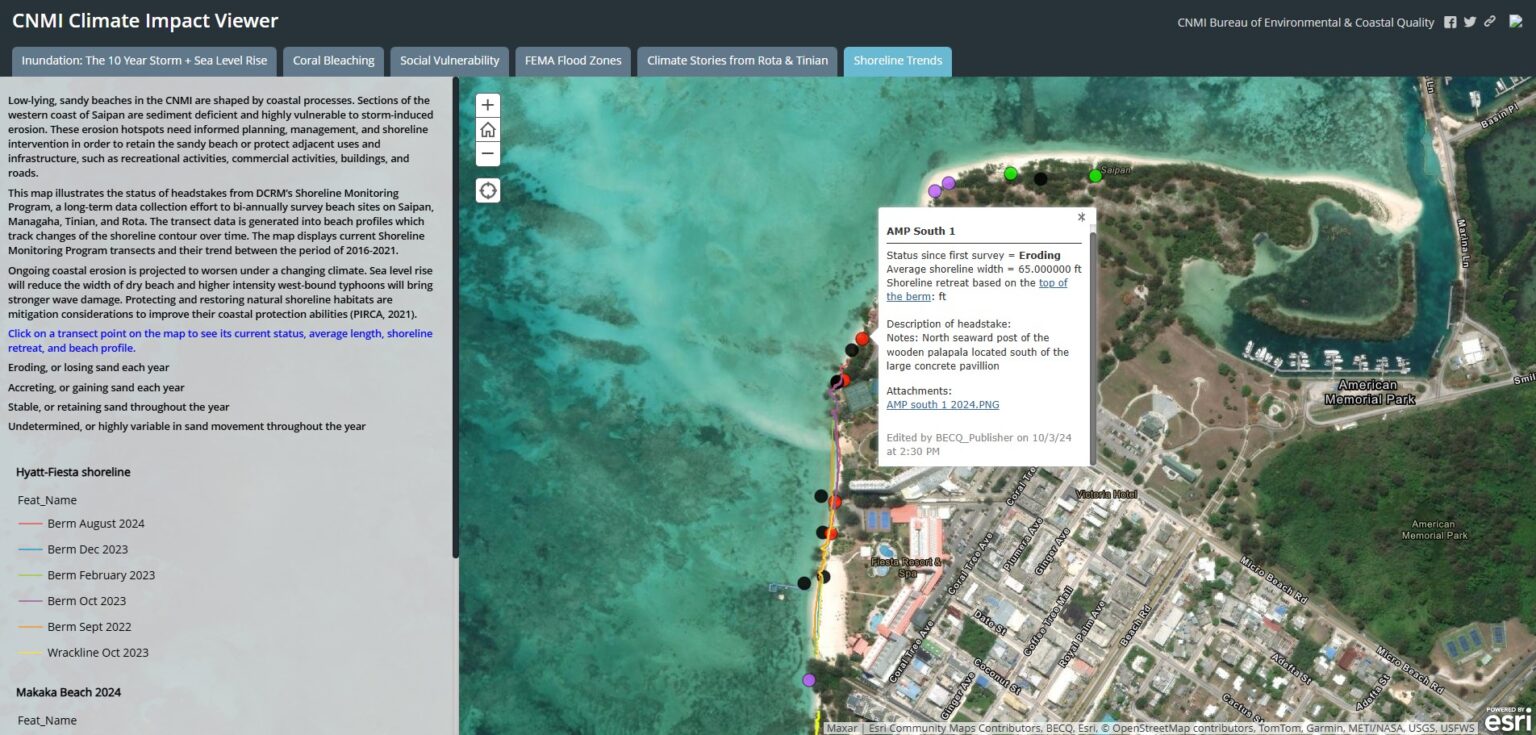 Shoreline Monitoring - Division of Coastal Resources Management